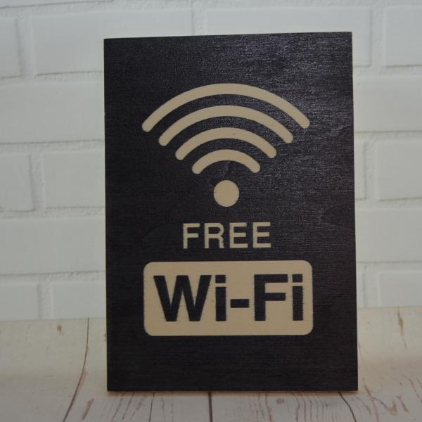 Bordje gratis WiFi